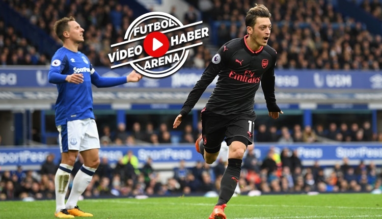 Everton 2-5 Arsenal maçı özeti ve golleri (İZLE)