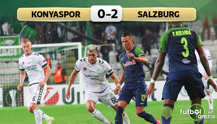 Atiker Konyaspor 0-2 Salzburg maç özeti ve golleri (İZLE)