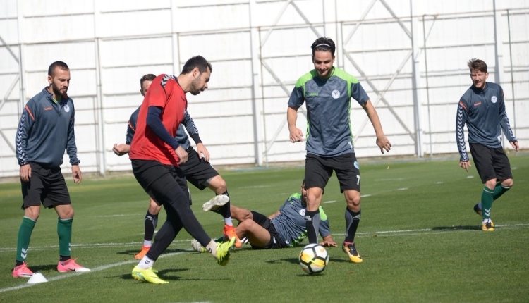 Konyasporda Kayseri maçı hazırlıkları tamamlandı