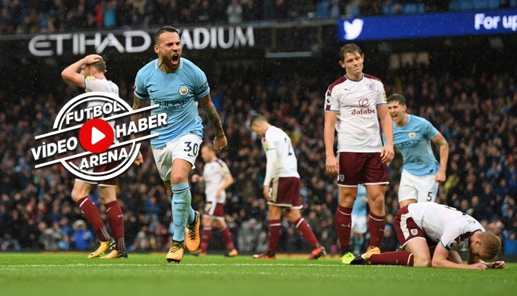 Manchester City 3-0 Burnley maçı özeti ve golleri (İZLE)