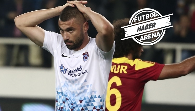 Trabzonspor'un, Yeni Malatyaspor maçında Burak Yılmaz'ı çıldırtan skandal karar