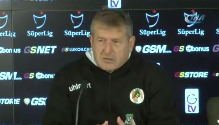 Alanyaspor'da Safet Susic: 'Galatasaray maçından ümidim yoktu'