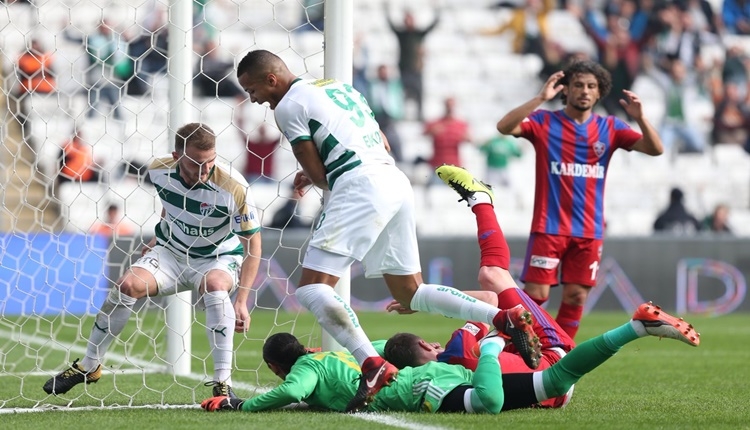 Bursaspor 2 - 1 Karabükspor maçın özeti ve golleri (İZLE)