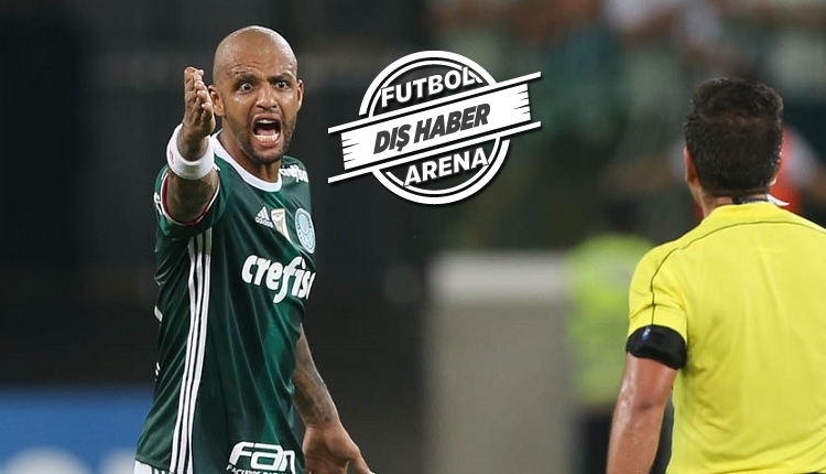 Felipe Melo rakibine yumruk atmaya kalktı! Şok görüntü (İZLE)