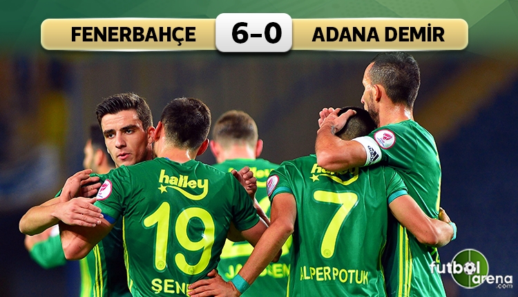 Fenerbahçe 6-0 Adana Demirspor maç özeti ve golleri (İZLE)