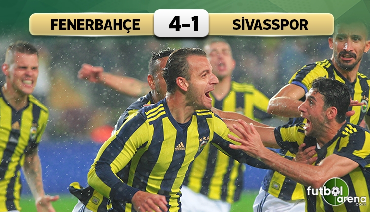 Fenerbahçe 4-1 Sivasspor maç özeti ve golleri (İZLE)