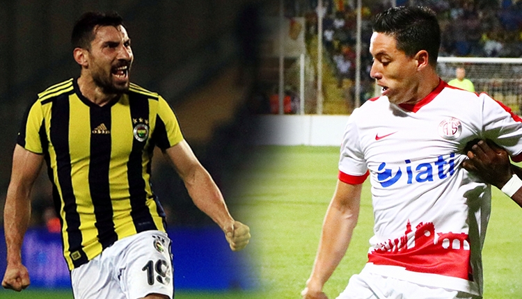 Fenerbahçe'de Şener, Antalyaspor maçında Nasri'nin üzerine yürüdü! Gergin anlar