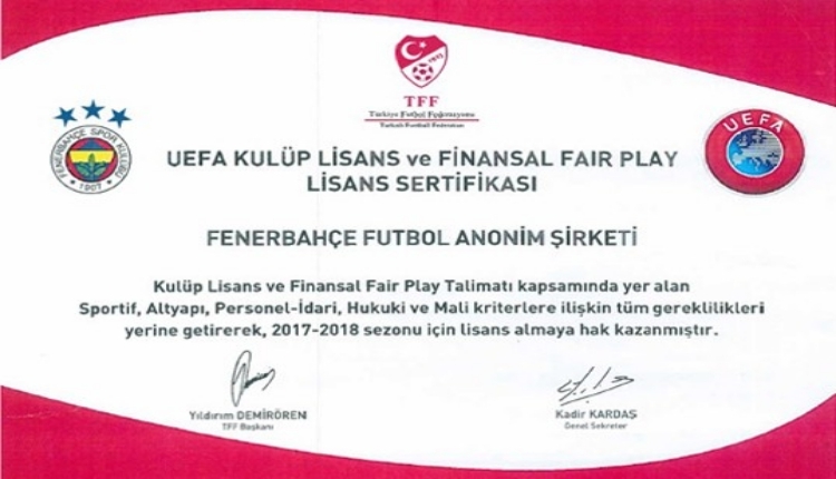 Fenerbahçe'den UEFA açıklaması