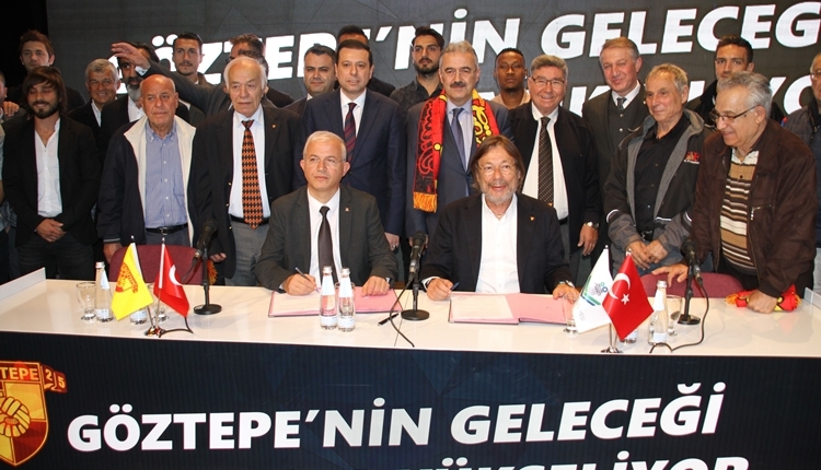 Göztepe'nin yeni altyapı tesisleri için imzalar atıldı