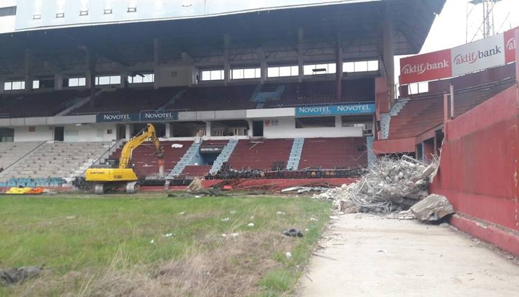 Trabzonspor, Hüseyin Avni Aker Stadyumu yıkılıyor!