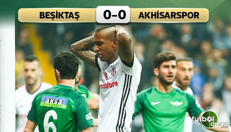 Beşiktaş 0 - 0 Akhisarspor maçın özeti (İZLE)