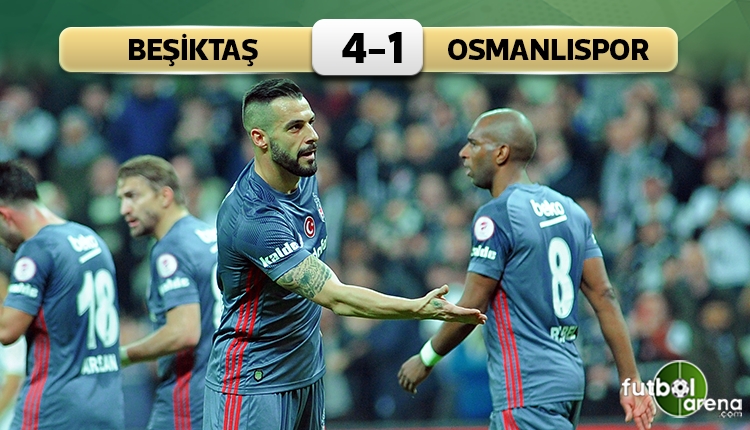 Beşiktaş avantajı kaptı! 4-1  (İZLE)