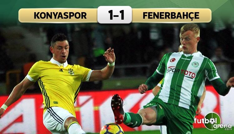 Konyaspor 1-1 Fenerbahçe maç özeti ve golleri (İZLE)