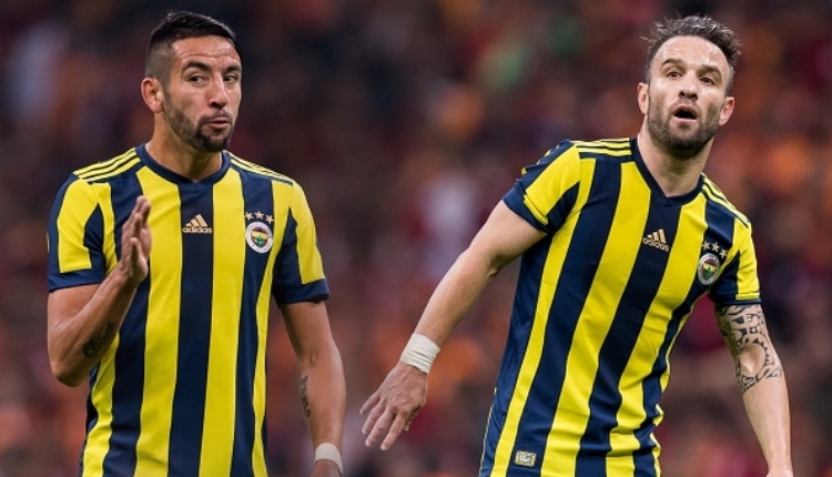 Fenerbahçe'de Valbuena ve Mauricio Isla'ya kulübede...