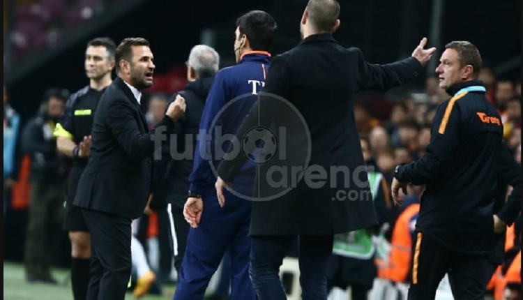 Galatasaray - Akhisar maçında Okan Buruk ile Tudor arasında gerilim!