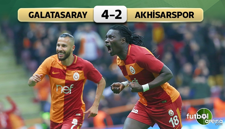 Galatasaray 4-2 Akhisarspor maç özeti ve golleri (İZLE)