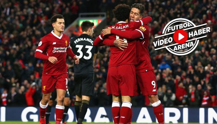 Liverpool 5-0 Swansea City maçı özeti ve golleri