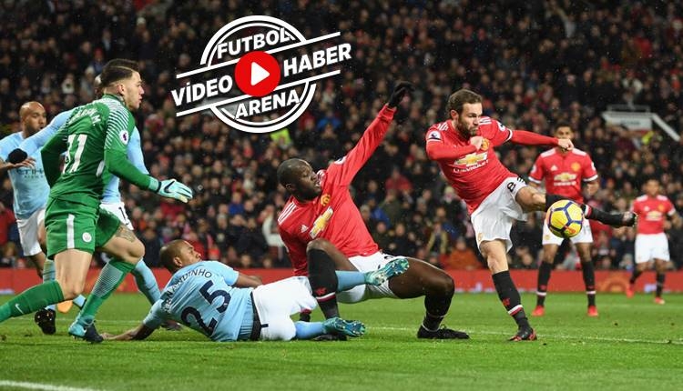 Manchester United 1-2 Manchester City maçı özeti ve golleri (İZLE)