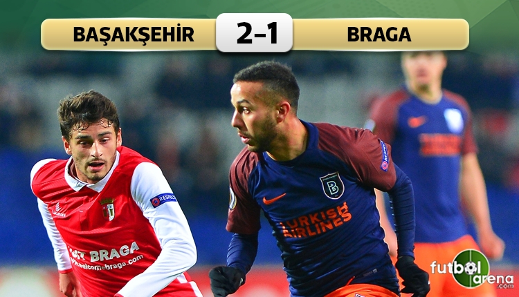 Medipol Başakşehir 2-1 Braga maç özeti ve golleri (İZLE)