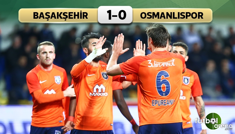 Medipol Başakşehir 1-0 Osmanlıspor maç özeti ve golleri (İZLE)