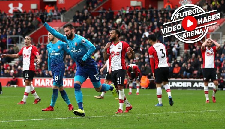 Southampton 1-1 Arsenal maçı özeti ve golleri (İZLE)