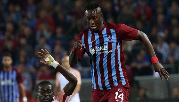 Trabzonspor'da N'Doye kulübe ihtar çekti