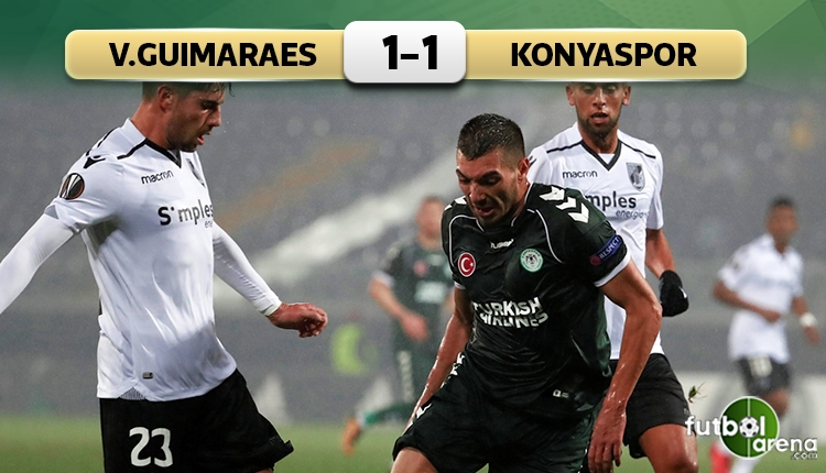 Vitoria Guimaraes 1-1 Konyaspor maçı özeti ve golleri (İZLE)