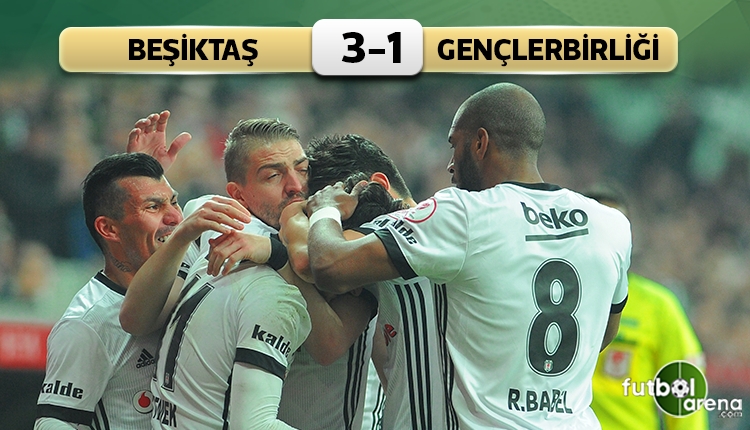 Beşiktaş, Gençlerbirliği'nden avantajı kaptı (İZLE)