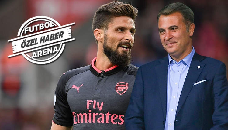 Beşiktaş'ta Fikret Orman, Giroud için İngiltere'de