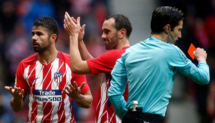 Diego Costa'dan La Liga'ya olaylı dönüş! Gol sevincinde kırmızı kart gördü