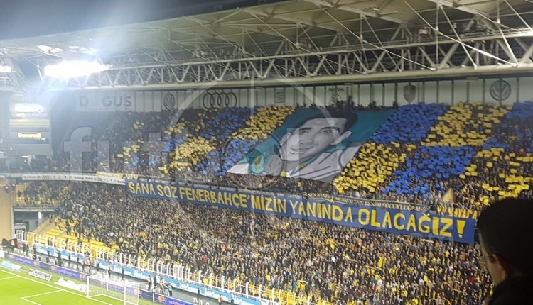 Fenerbahçe taraftarlarından Sefa Kalya koreografisi ve Afrin Operasyonu destek mesajı