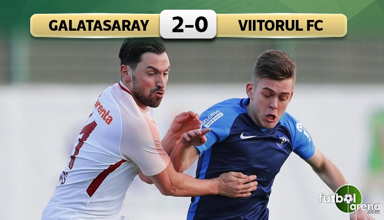 Galatasaray 2-0 Vitorul Constanta maç özeti ve golleri (İZLE)