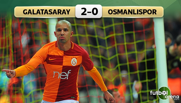 Galatasaray 2-0 Osmanlıspor maç özeti ve golleri (İZLE)