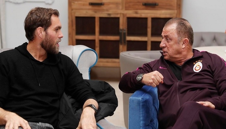 Johan Elmander Galatasaray kampında Fatih Terim ile birlikte