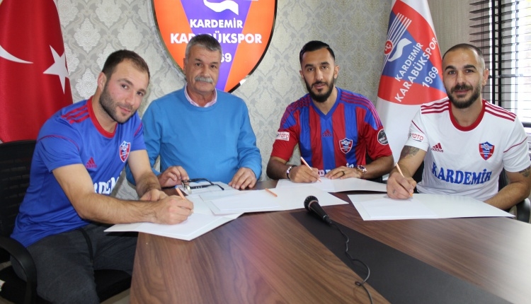 Karabükspor'dan Murat Akın, Yusuf Akbulut ve Alican Karadağ'a imza 