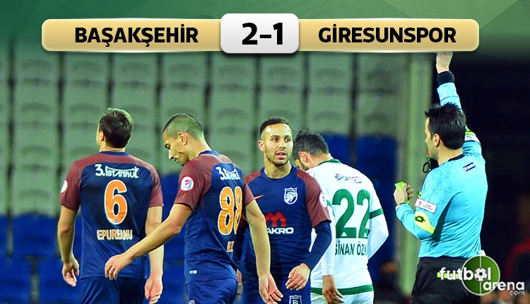 Medipol Başakşehir 2-1 Giresunspor maç özeti ve golleri (İZLE)