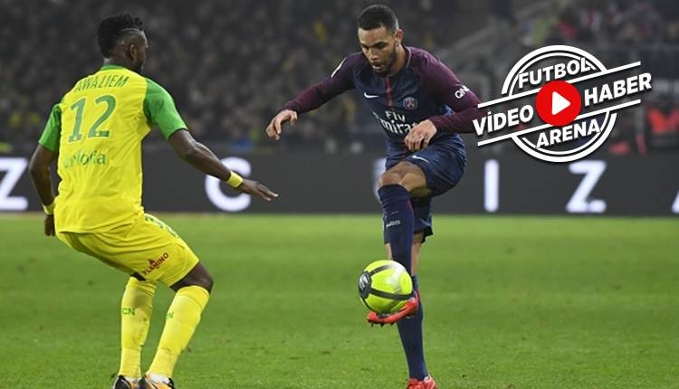 Nantes - PSG maçında görülmemiş olay! Hakemden futbolcuya tekme (İZLE)