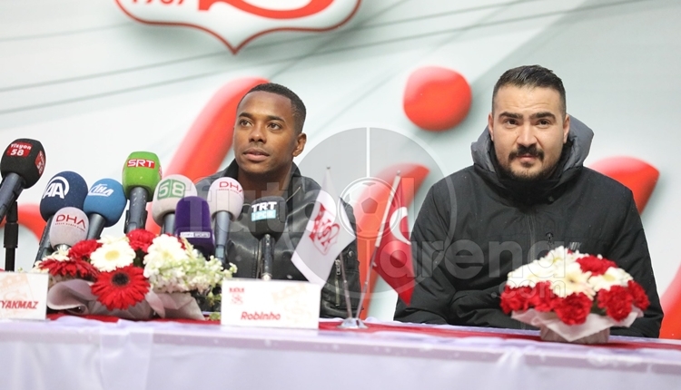 Robinho, Sivasspor ile sözleşme imzaladı! 'Merhaba gardaş'