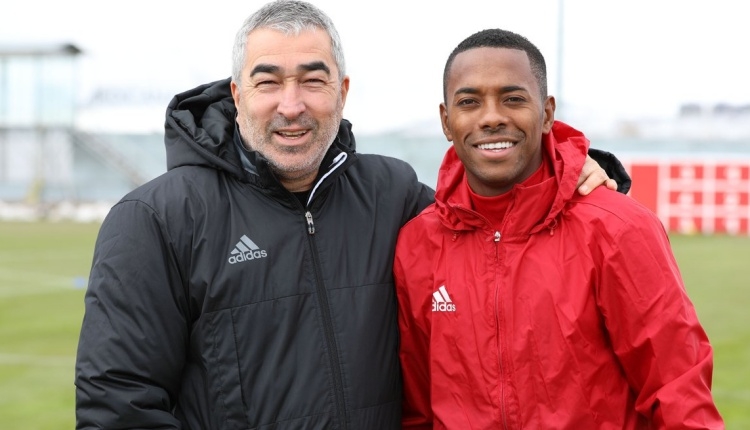 Sivasspor'da Robinho, ilk antrenmanına çıktı