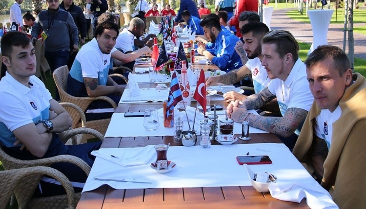 Trabzonspor'da barbekü partisi