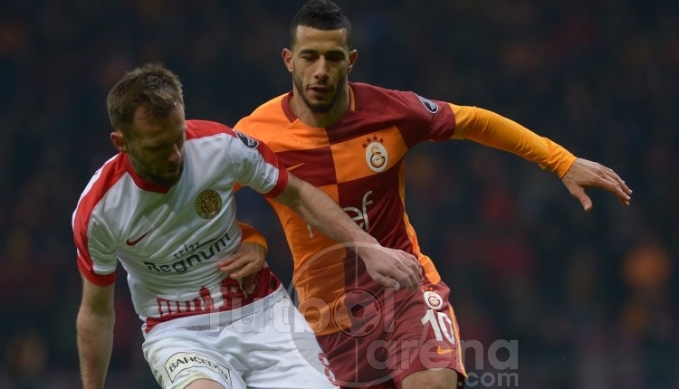 Belhanda, Galatasaray taraftarlarını çıldırttı! Kırmızı kart