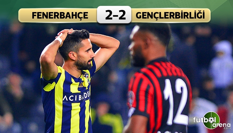 Fenerbahçe 2-2 Gençlerbirliği maç özeti ve golleri (İZLE)
