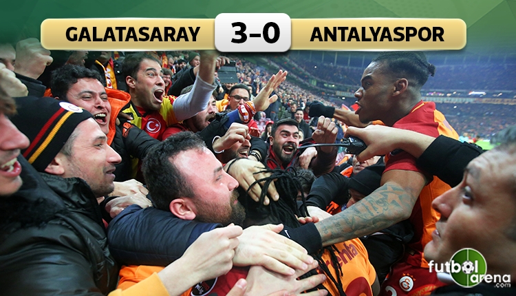 Galatasaray'da 3 gollü 3 puan