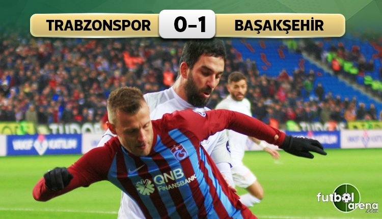 Trabzonspor 0-1 Medipol Başakşehir maç özeti ve golü (İZLE)