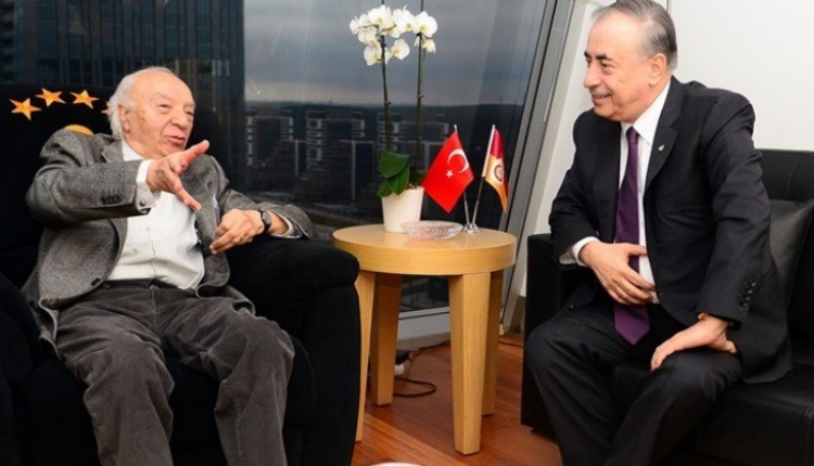 Mustafa Cengiz'e Galatasaray'ı kurtaran efsane başkan Selahattin Beyazıt'tan ziyaret