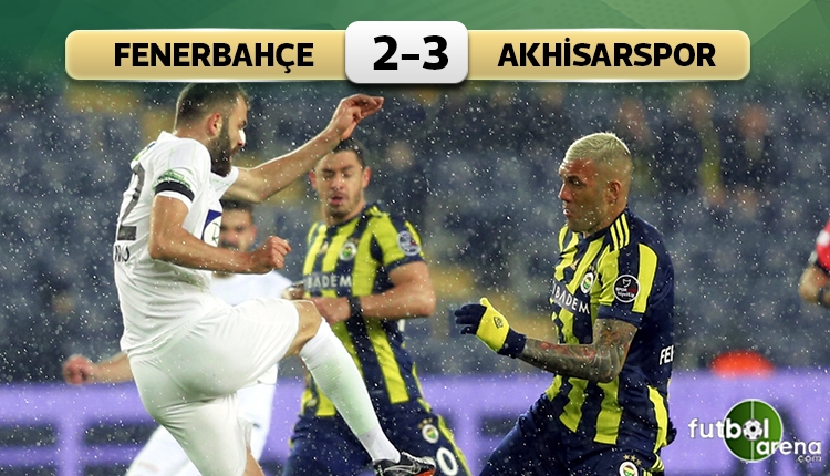 Fenerbahçe 2-3 Akhisarspor maç özeti ve golleri (İZLE)