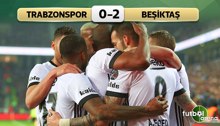 Beşiktaş, Trabzon'da 2. yarıda açıldı