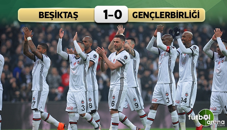 Beşiktaş, Gençlerbirliği'ni tek golle geçti (İZLE)