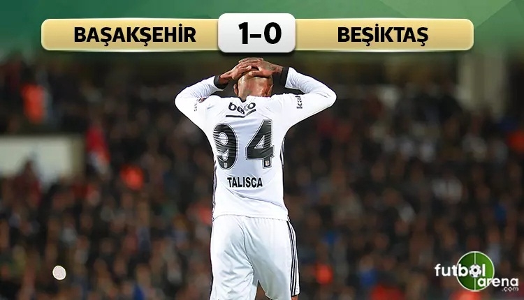 Medipol Başakşehir 1-0 Beşiktaş maç özeti ve golü (İZLE)