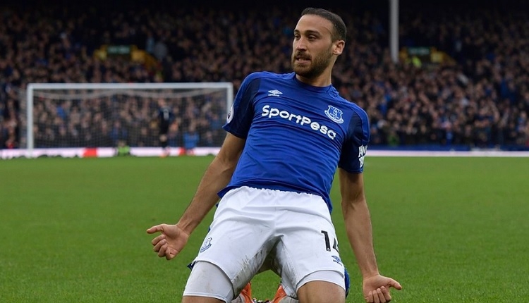 Cenk Tosun'un Everton - Brighton maçında attığı müthiş golü